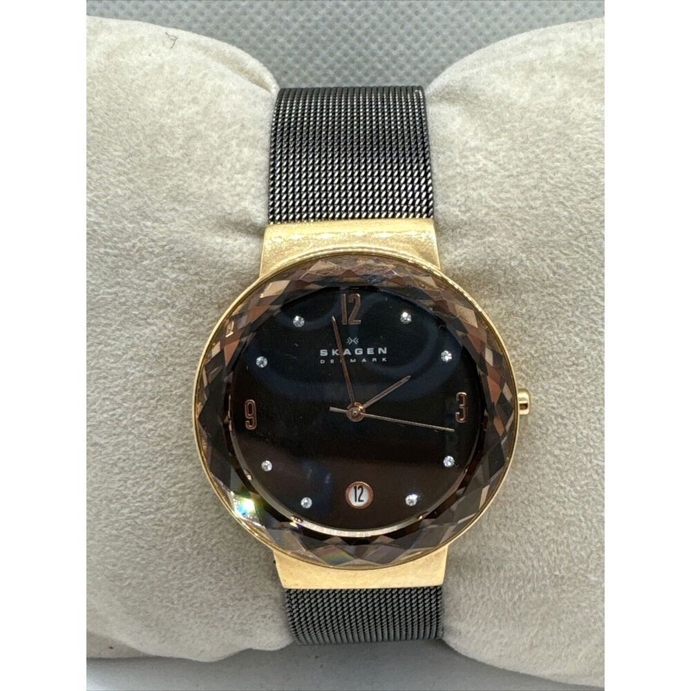Skagen SKW2120 Women's Gray Stainless Steel Mesh Analog Dial Quartz Watch JNA882